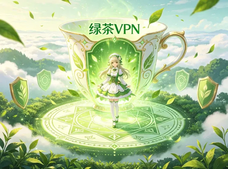 绿茶VPN 宣传配图,本页为第三方整理页